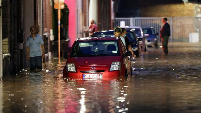 Ново наводнение в Белгия...