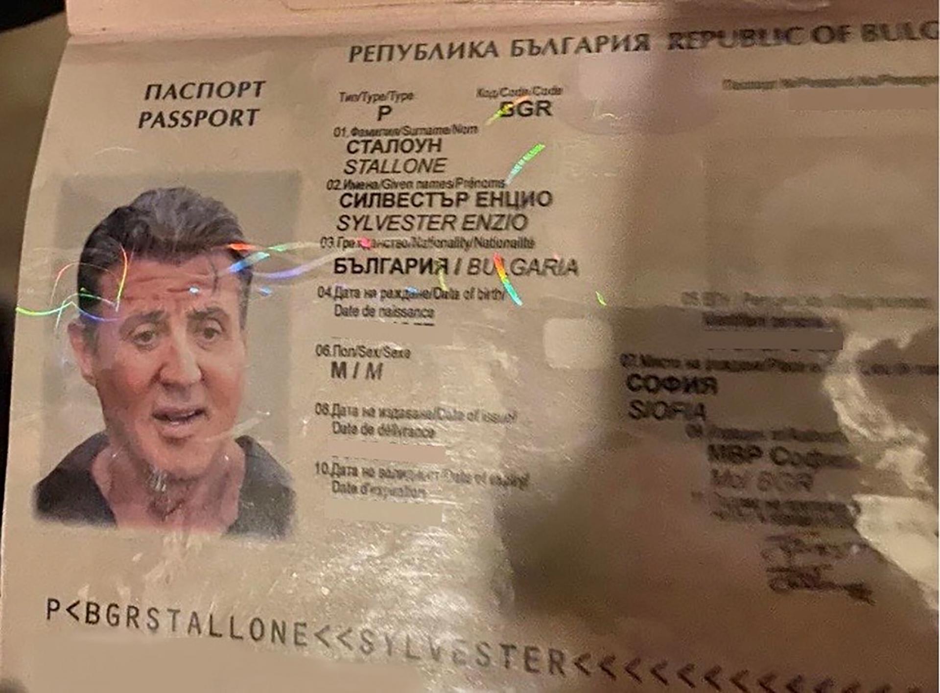 Uhapšeni falsifikatori: Zaplijenjen pasoš s fotografijom Stallonea
