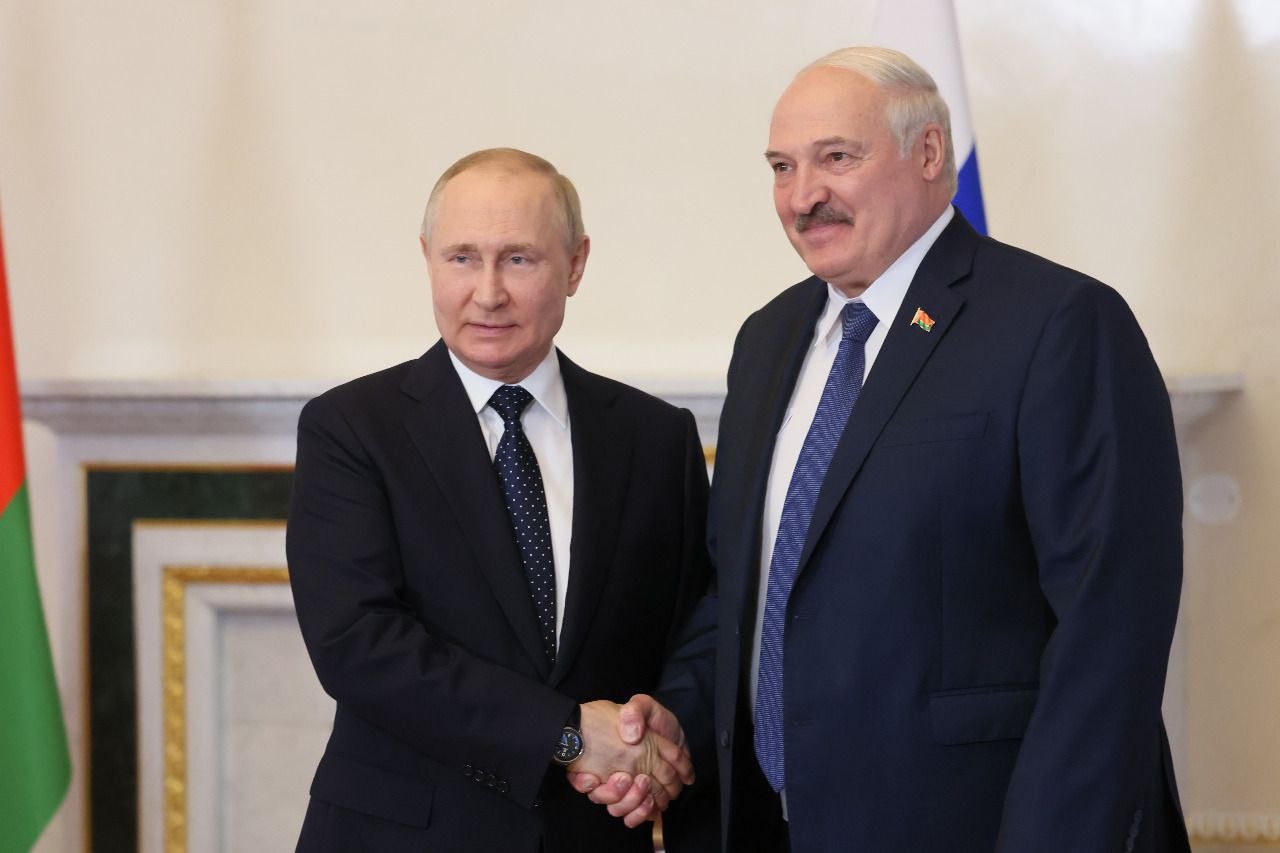 普京与卢卡申科举行会晤