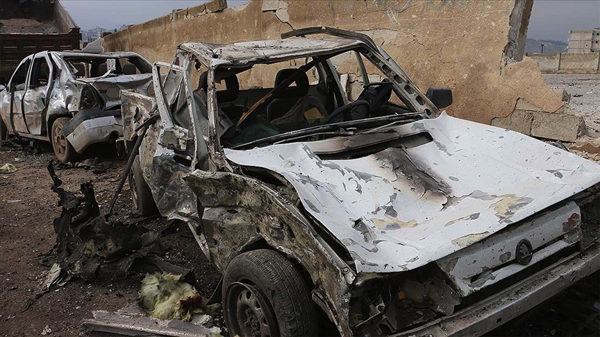 Bombatámadás Afrinban