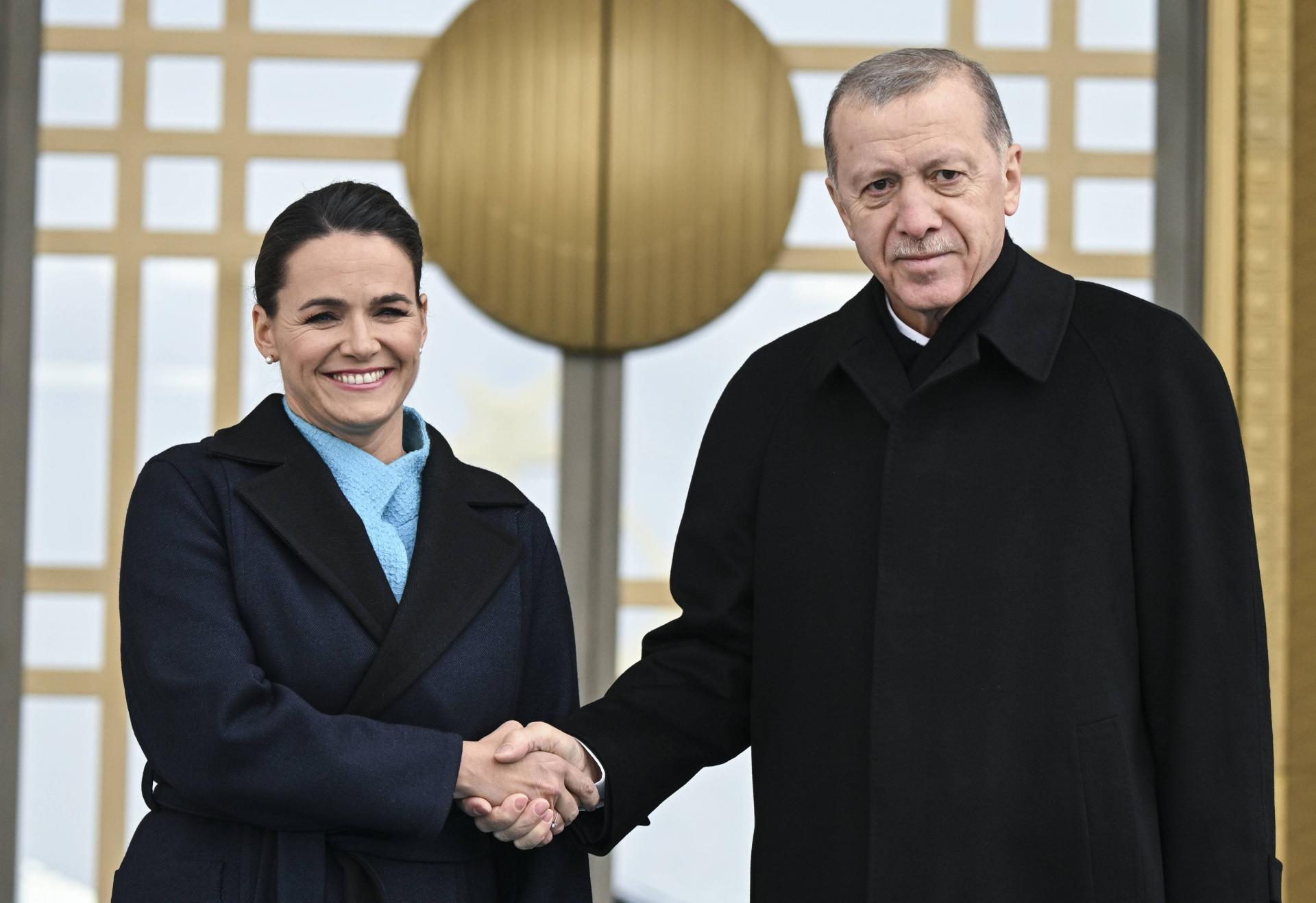 Vengriya Prezidenti Katalin Novak Turkiyada