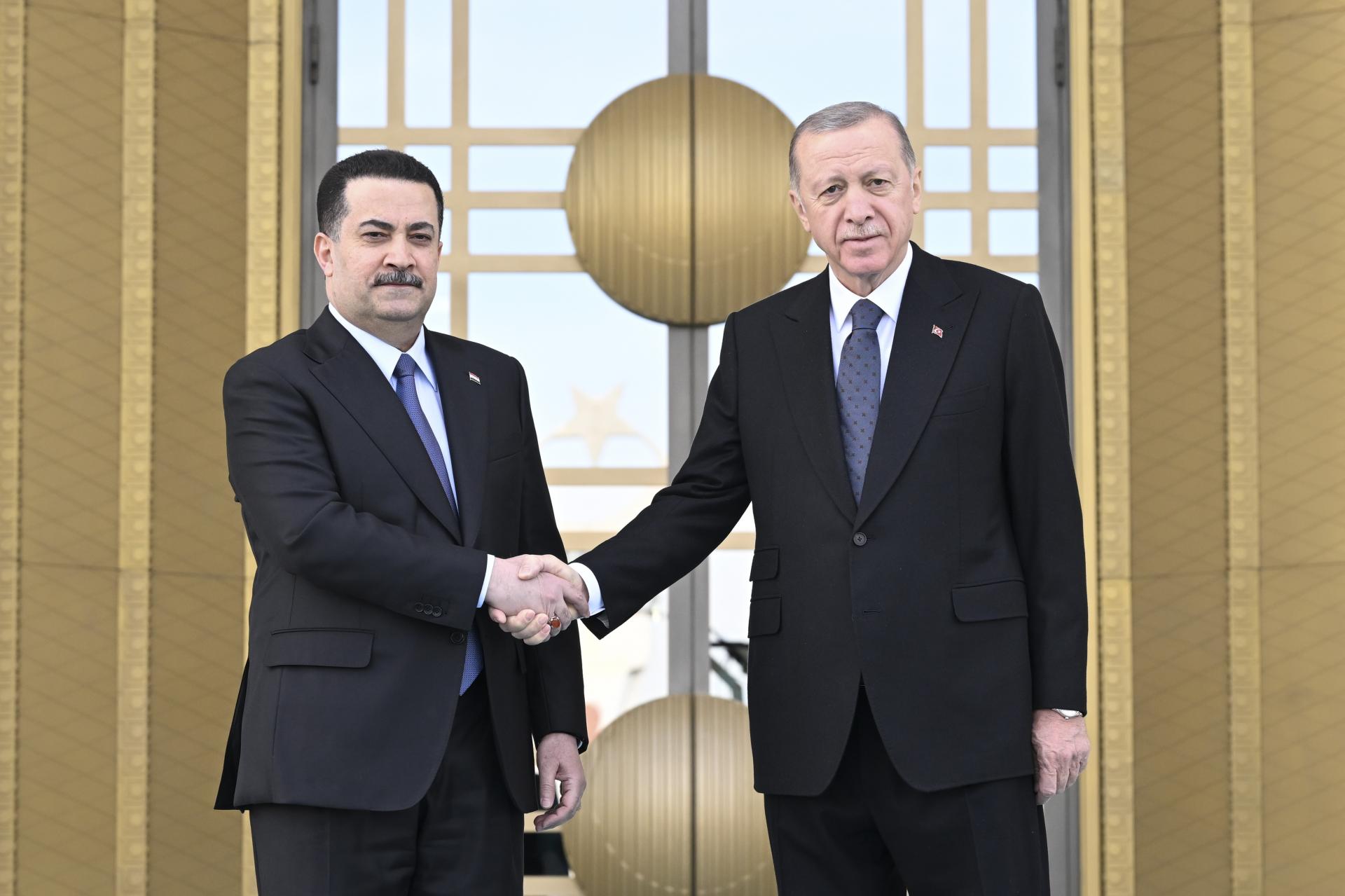 Prezident Erdogan Yragyň Premýer ministrini kabul etdi
