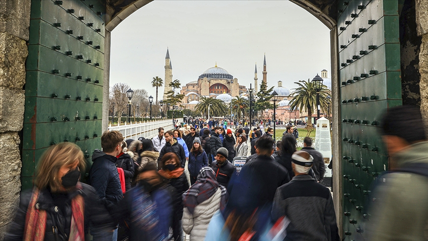 Türkiye recibió un total de 1,87 millones de turistas en febrero de este año