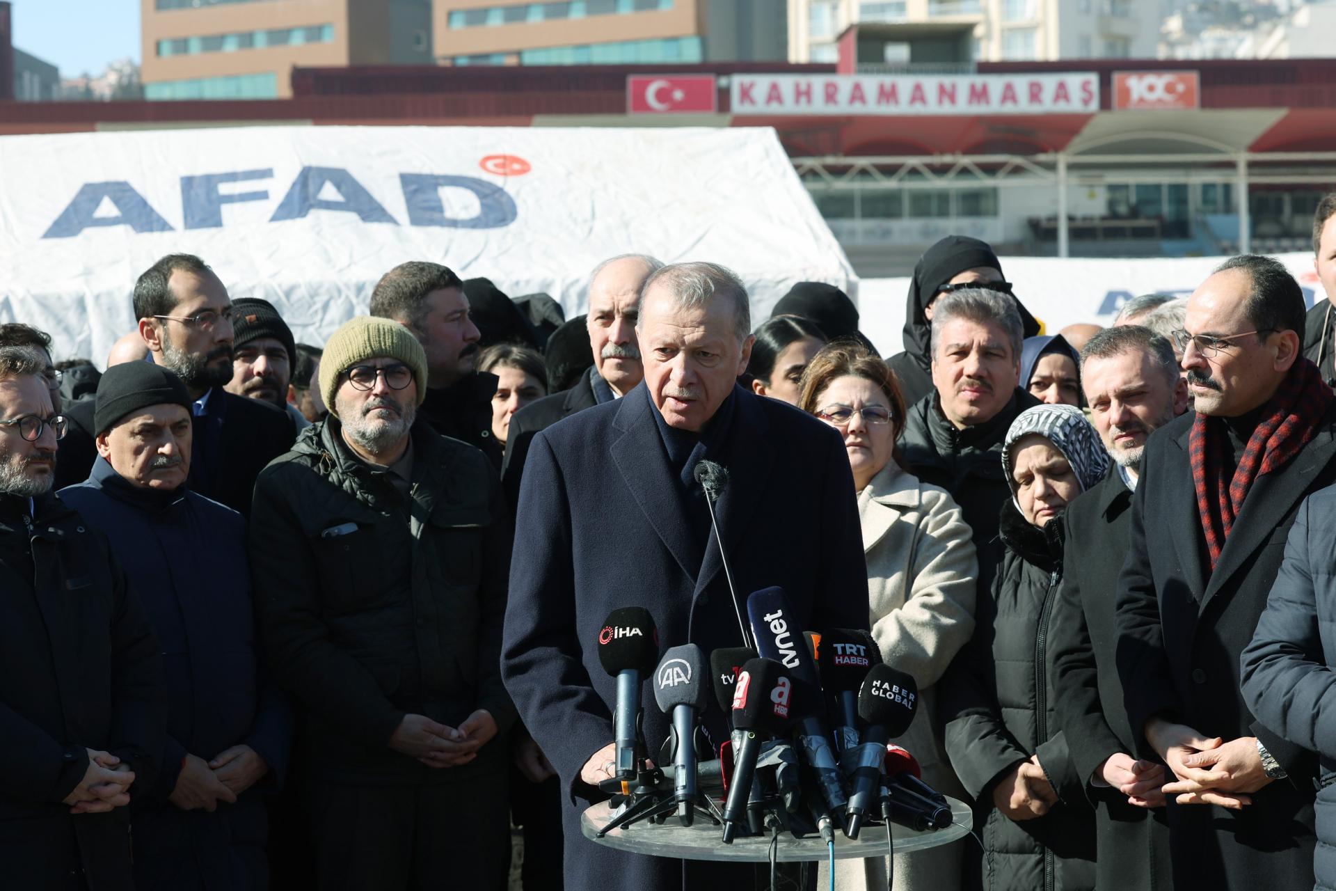 Erdoğan elnök Kahramanmaraşba látogatott