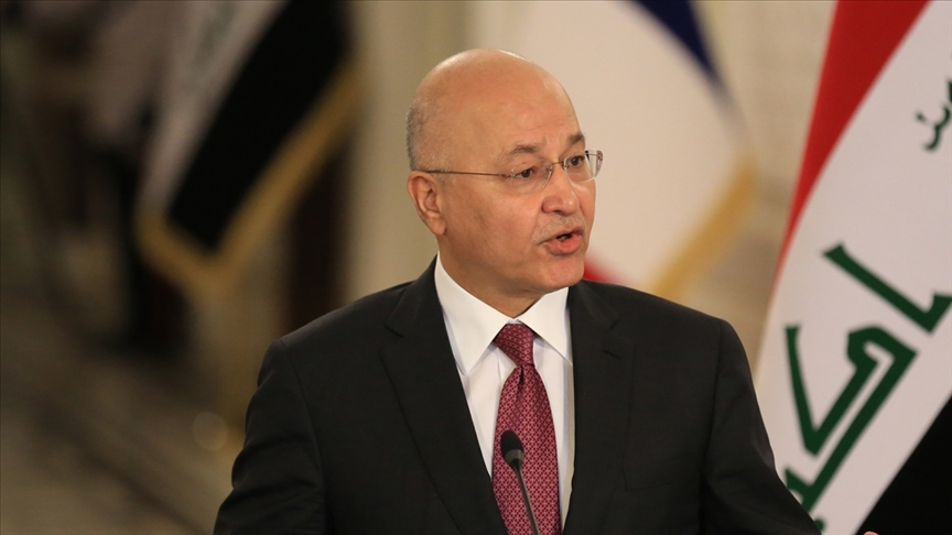 رئیس جمهور عراق: انفجار تروریستی امروز، صلح و ثبات و آینده مردم عراق را هدف قرار داد