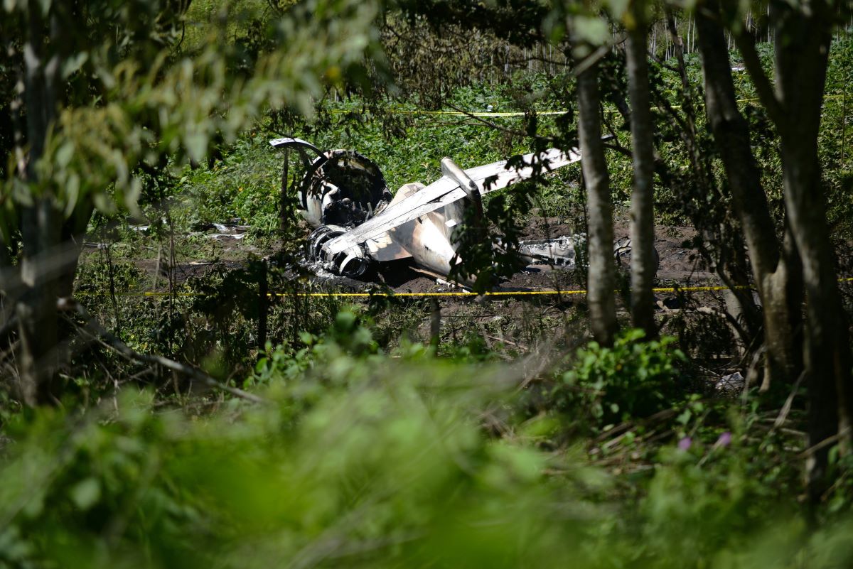 Egy katonai repülőgép lezuhant Mexikóban