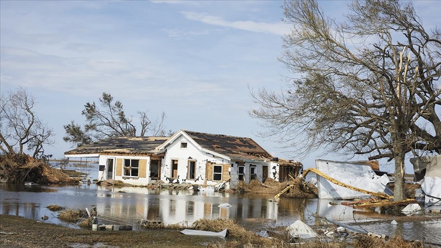 美国路易斯安那州遭飓风艾达侵袭