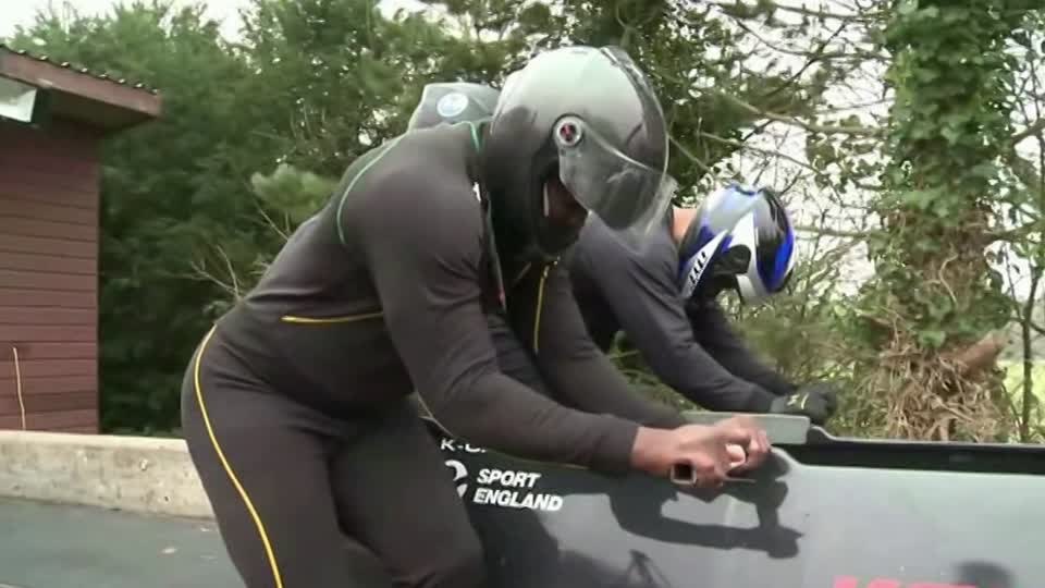 El equipo de Jamaica de bobsleigh ultima su preparación para Pekín 2022