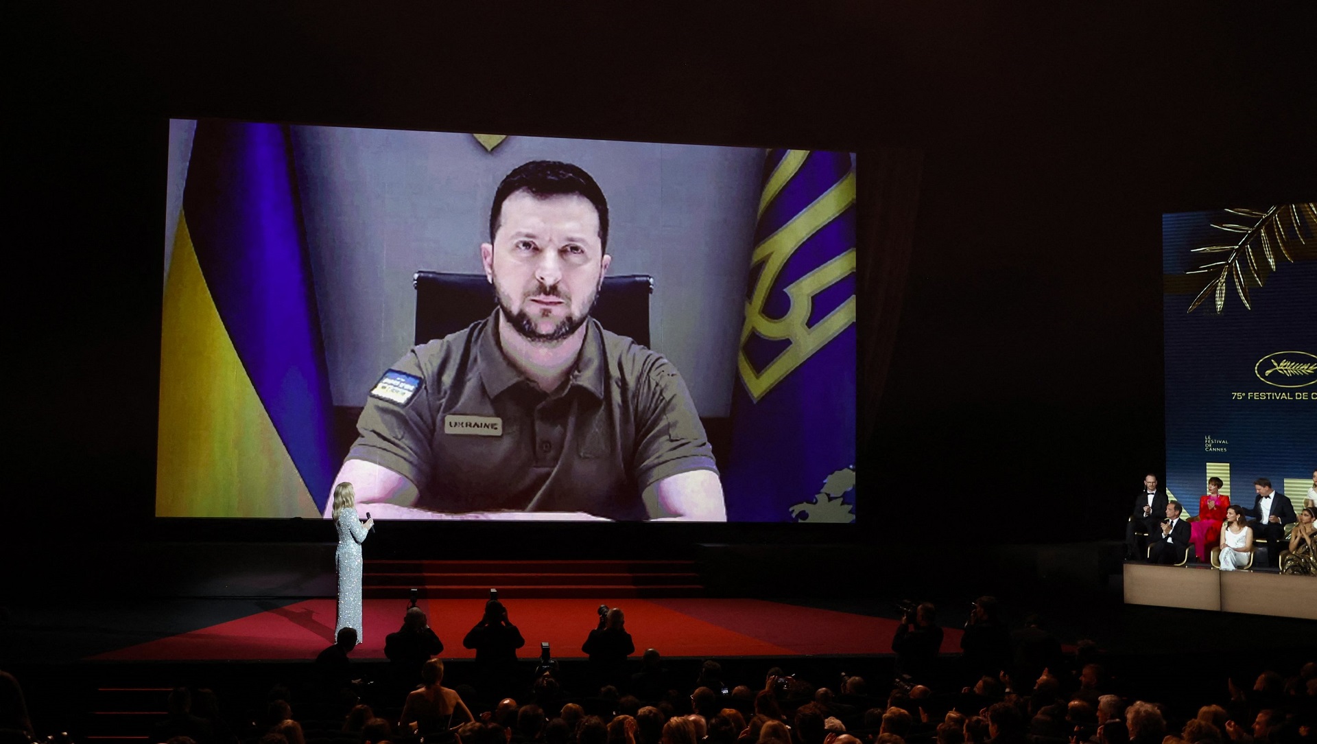 Zelensky e quan Putinin “diktator” në videomesazhin drejtuar Festivalit 75. të Filmit në Kanë