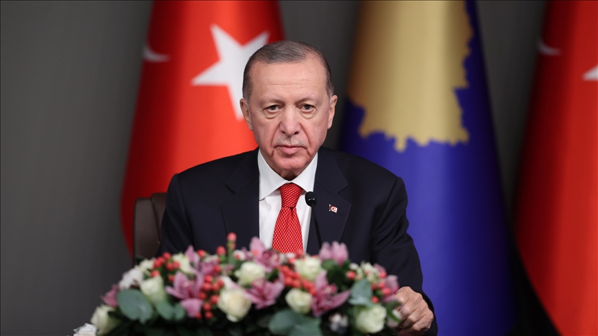 Prezident Erdog’an kecha Kosovo Bosh vaziri Albin Kurti mushtarak matbuot anjuman uyushtirdi
