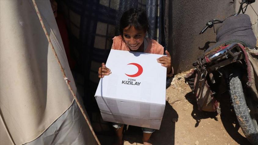 Autokolona e ndihmave të Gjysmëhënës së Kuqe Turke mbërrin në Rripin e Gazës