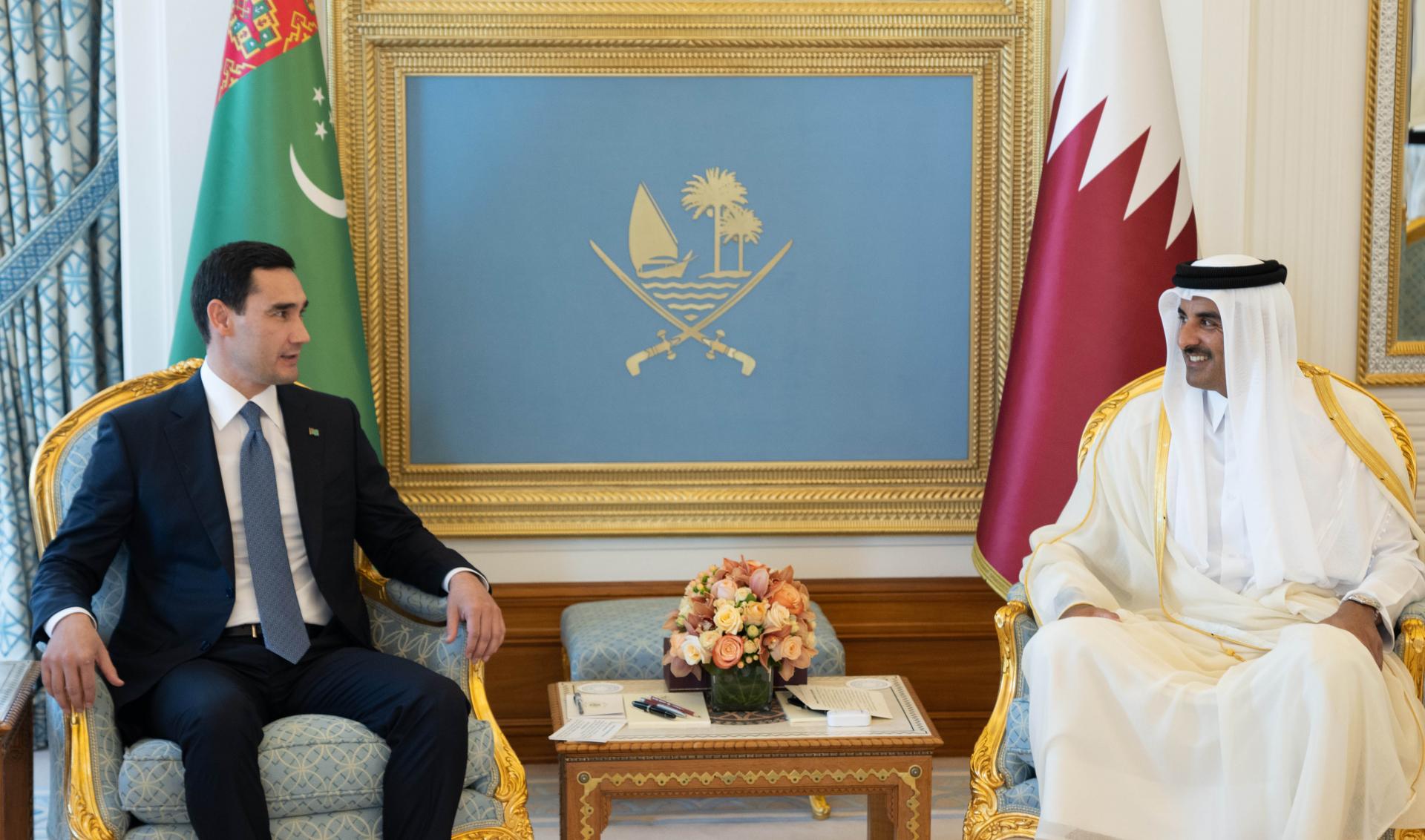 قطر بیلن تۆرکمنیستان قاتناشیقلارینی اؤسدۆریأر