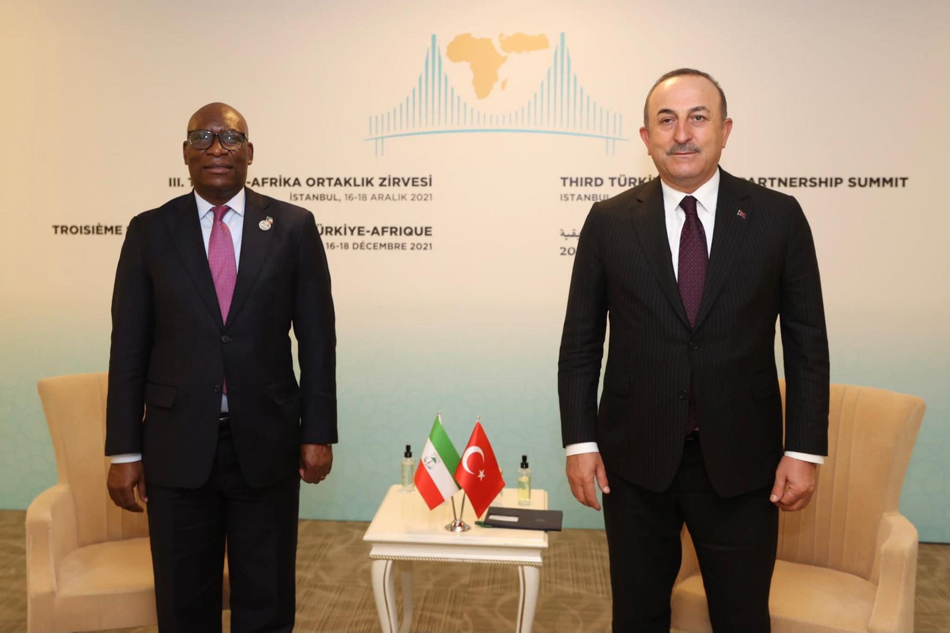 Il ministro Cavusoglu incontra alcuni ministri dei paesi africani