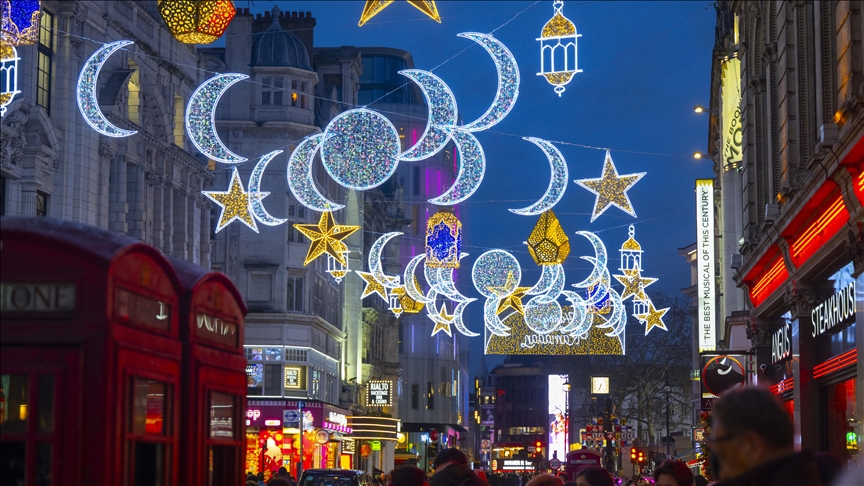 London prospektında Ramazan utları