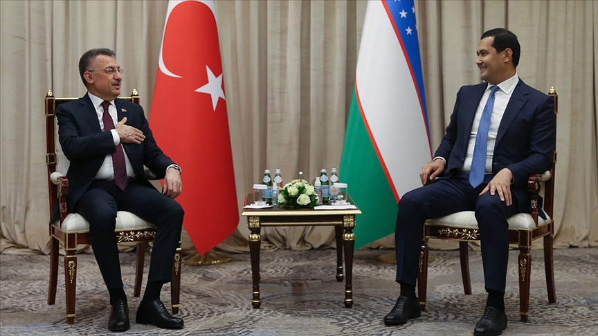 Потпретседателот Фуат Октај во Ташкент се состана со заменик премиерот на Узбекистан Умурзаков