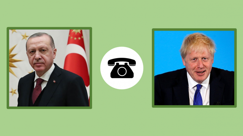 Претседателот Ердоган разговараше телефонски со британскиот премиер Џонсон