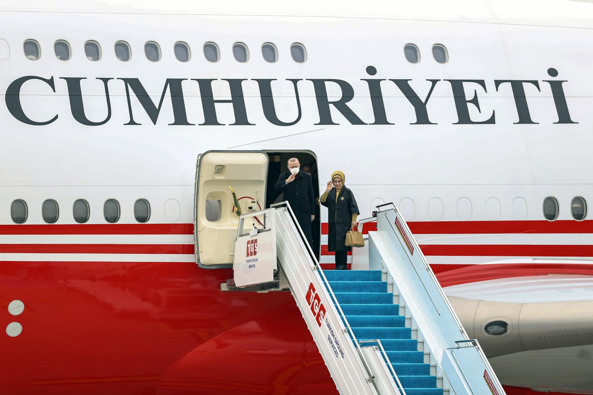 اردوغان به آذربایجان رفت