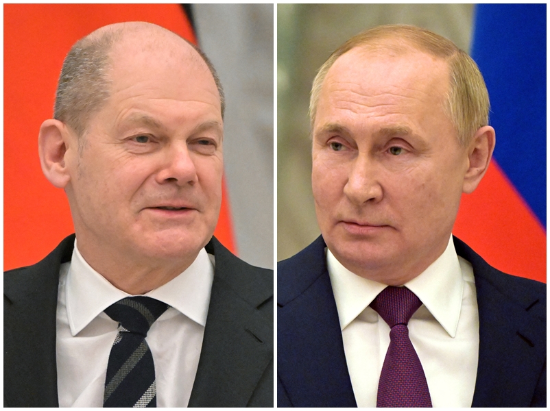 Putin dhe Scholz diskutuan sërish situatën në Ukrainë