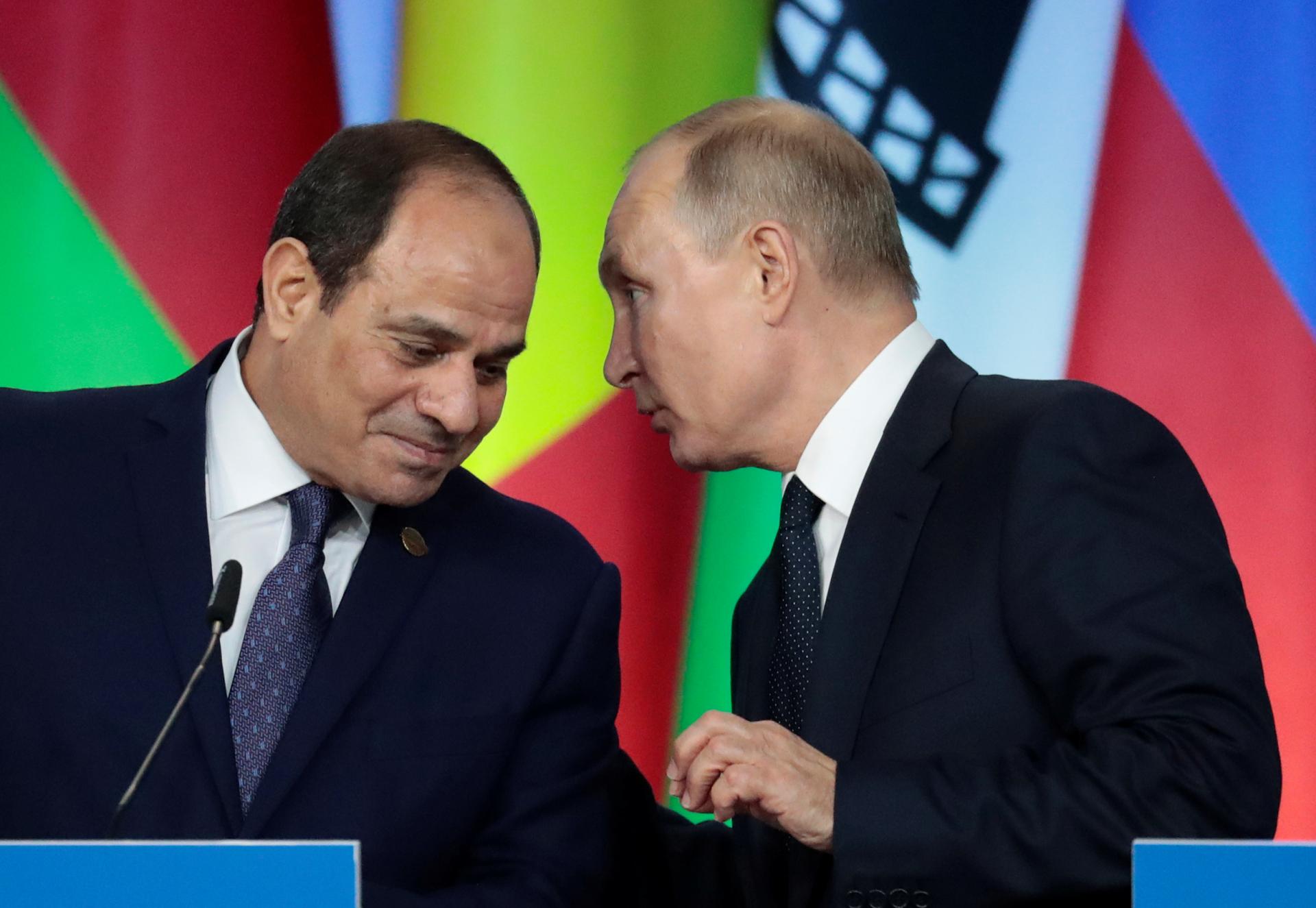 Putin Bilen Sisi, Liwiýa Meselesi Hakynda Pikir Alyşdy