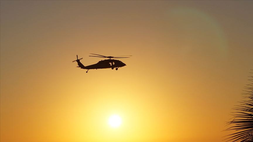 در اثر سقوط طیاره هلیکوپتر در آمریکا 5 تن جان باختند