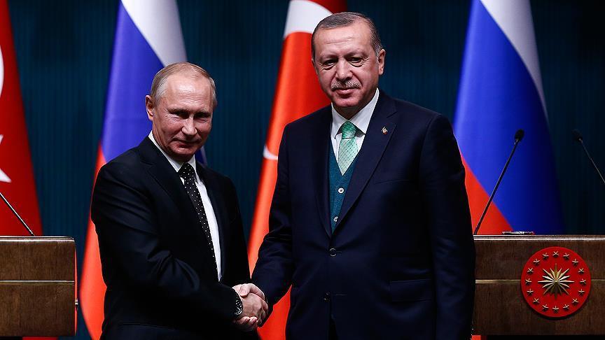 Putin envía mensaje de felicitación de Año Nuevo al presidente de Turquía, Recep Tayyip Erdogan