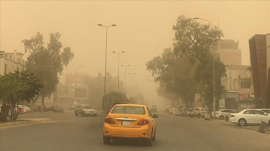 ریت کے طوفان نے دوبارہ سے عراق کو اپنی لپیٹ میں لے لیا