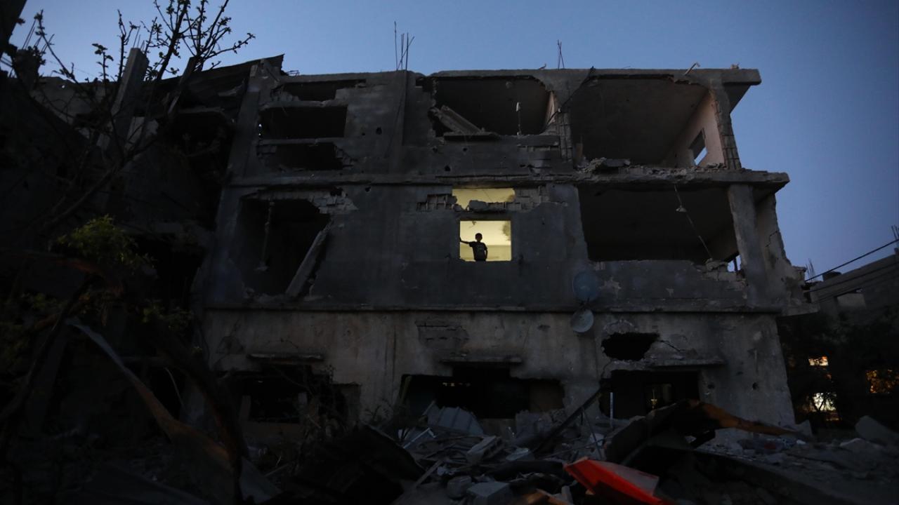 غزہ میں شدید دھماکہ،1 شخص ہلاک 10 زخمی