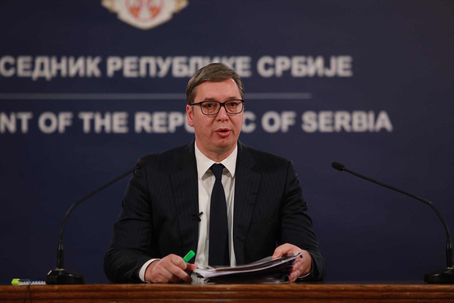 Vučić: Glupost je da je Srbija pred građanskim ratom