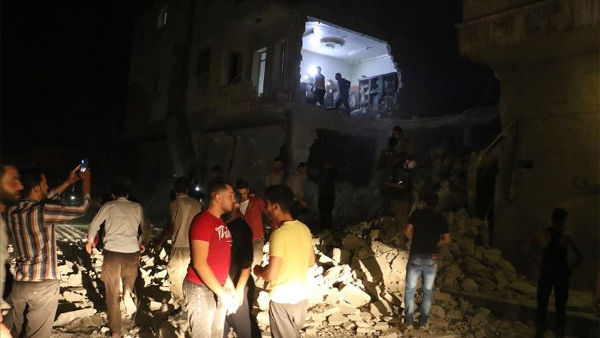 رژیم اسد در آستانه عید قربان الباب را بمباران کرد