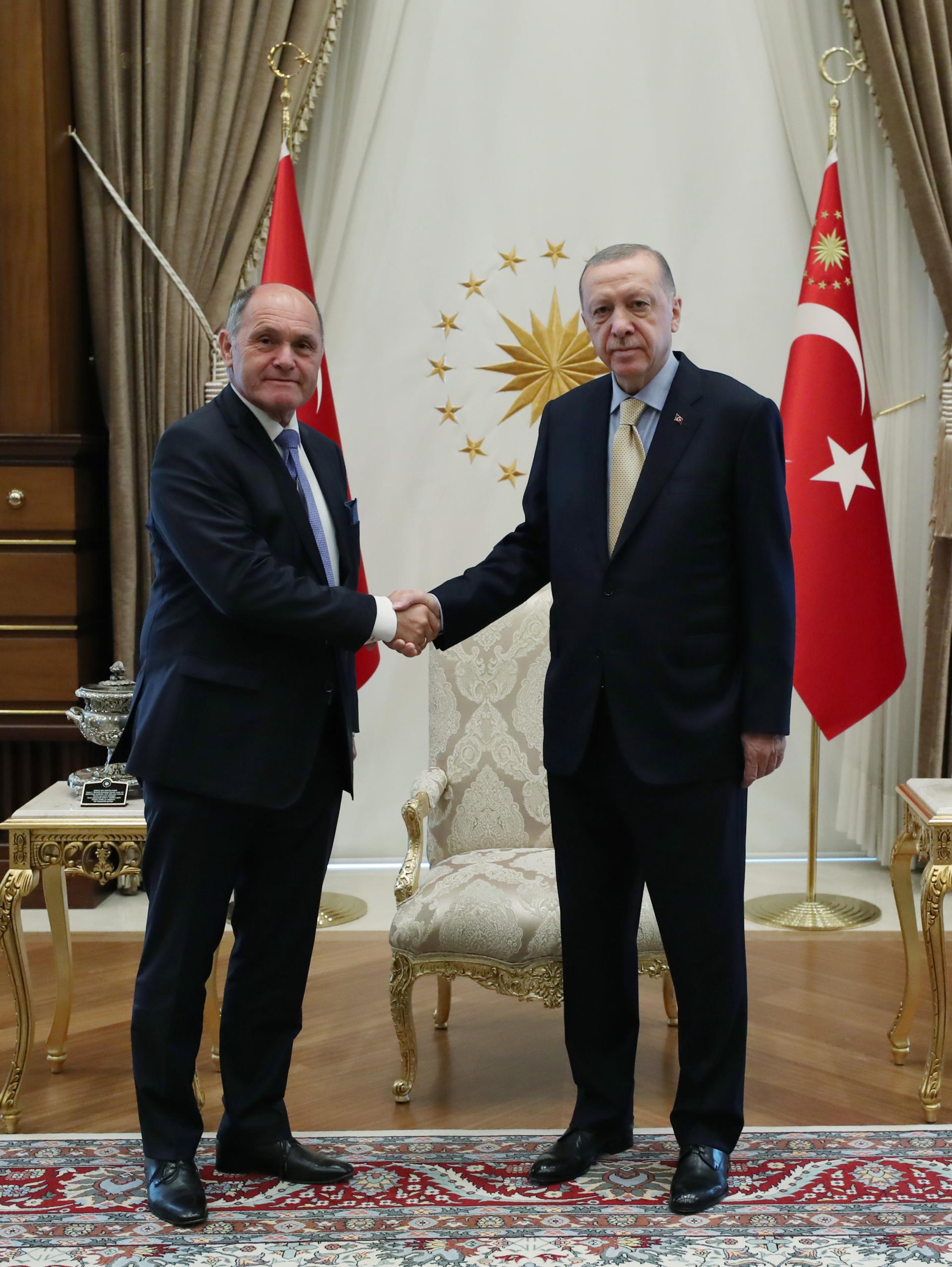 Prezident Erdogan Awstriýanyň mejlisiniň başlygyny kabul etdi