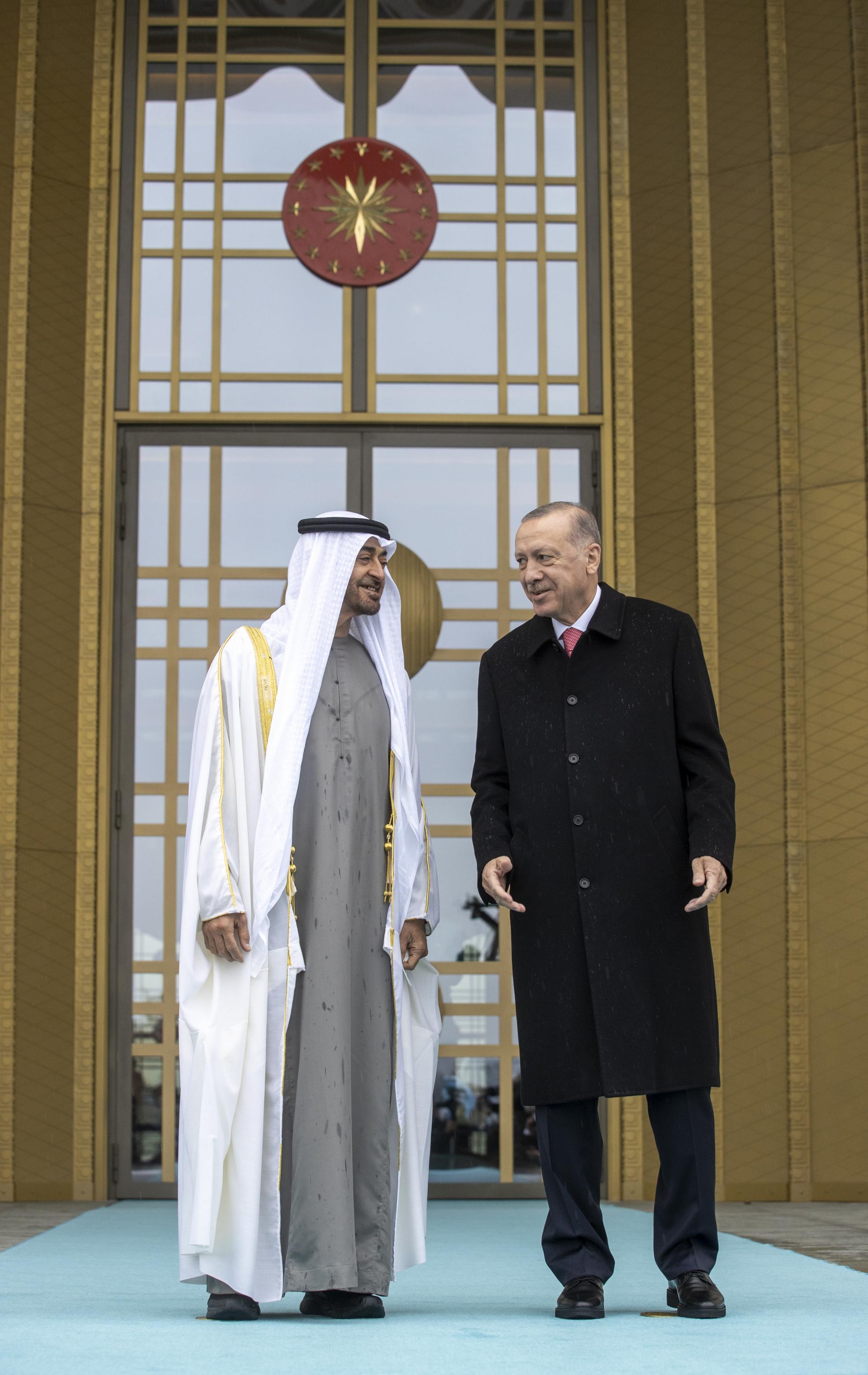 Ердоган разговаря с държавния глава на ОАЕ