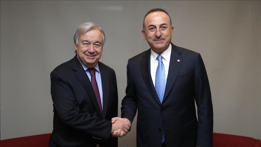 Çavuşoğlu a discutat cu Guterres despre evoluțiile actuale