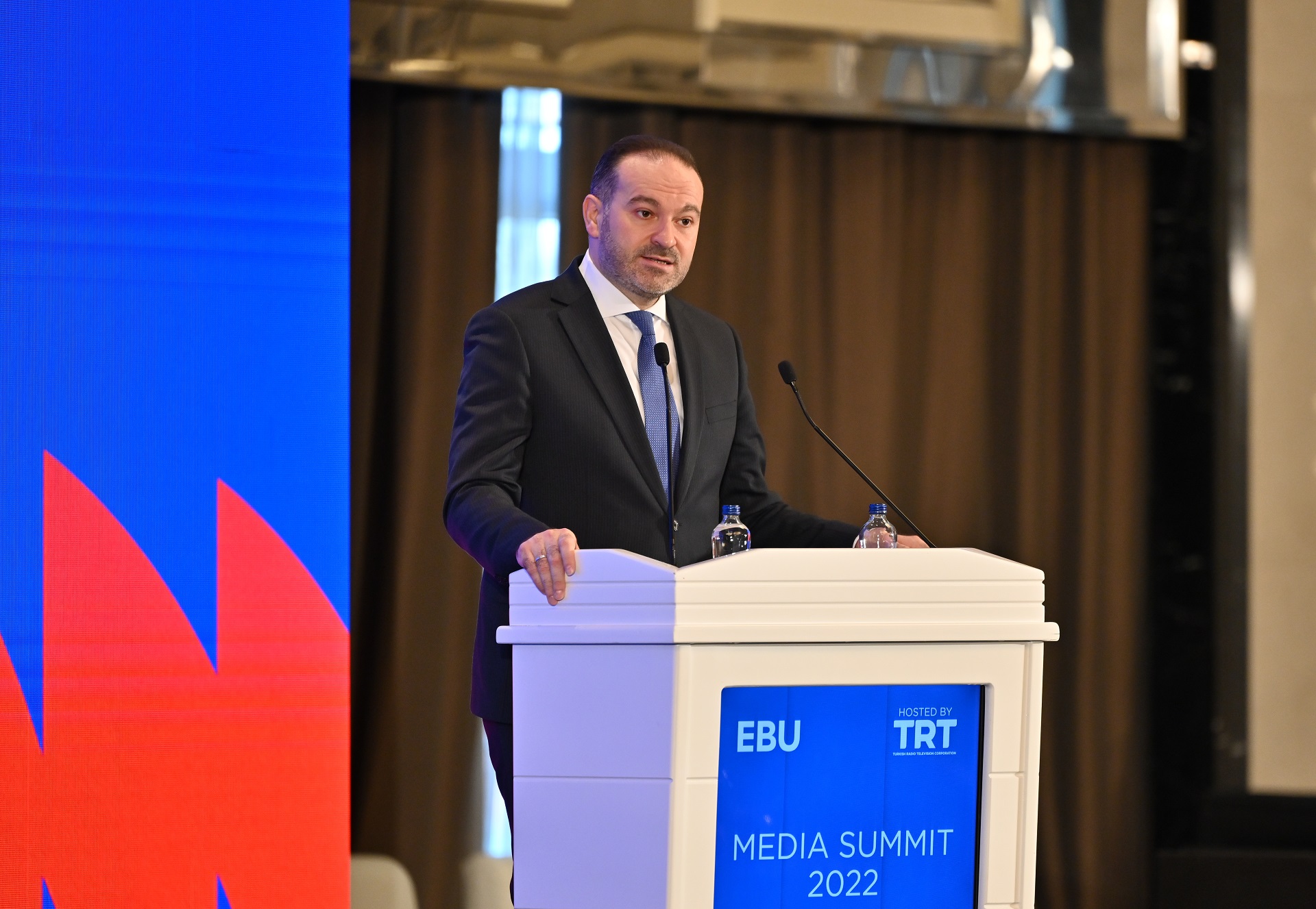 Генералният директор на ТРТ Собаджъ откри срещата на Европейският съюз за радиоразпръскване EBU...