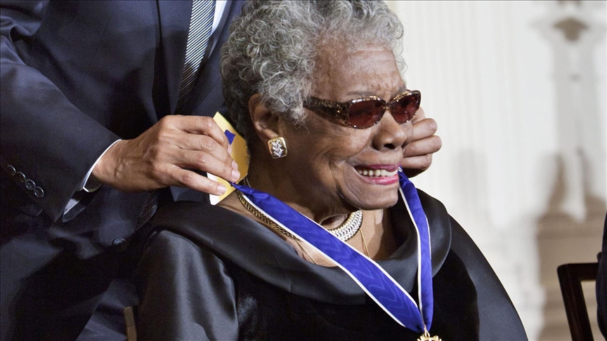 Maya Angelou es en la primera mujer afroamericana en acuñar un cuarto