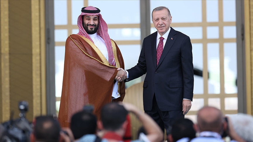 Prezident Erdo'g'an Saudiya Arabistoni valiahd shahzodasi bin Salmon bilan mushtarak bayonot berdi