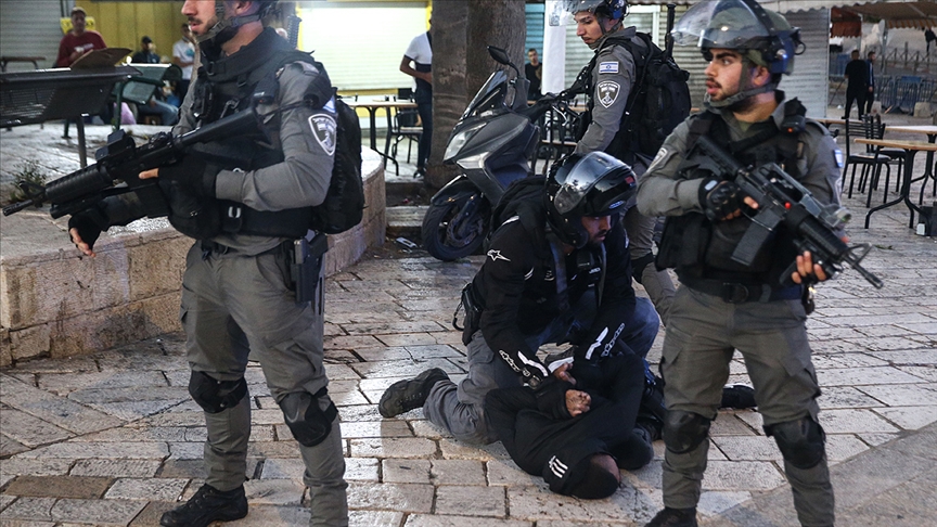 İsrail polisi növbəti dəfə fələstinlilərə hücum etdi