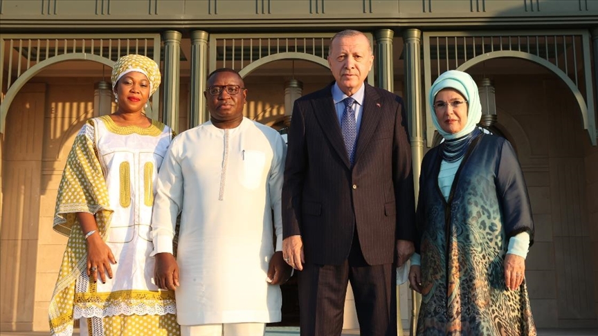 دیدار اردوغان با رئیس جمهوری سیرالئون