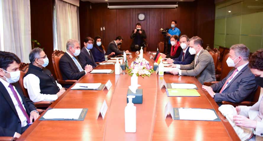 وزیر خارجہ   شاہ محمود قریشی کا کورونا کے خاتمہ کیلئے پاکستان،جرمنی باہمی تعاون بڑھانے پر زور