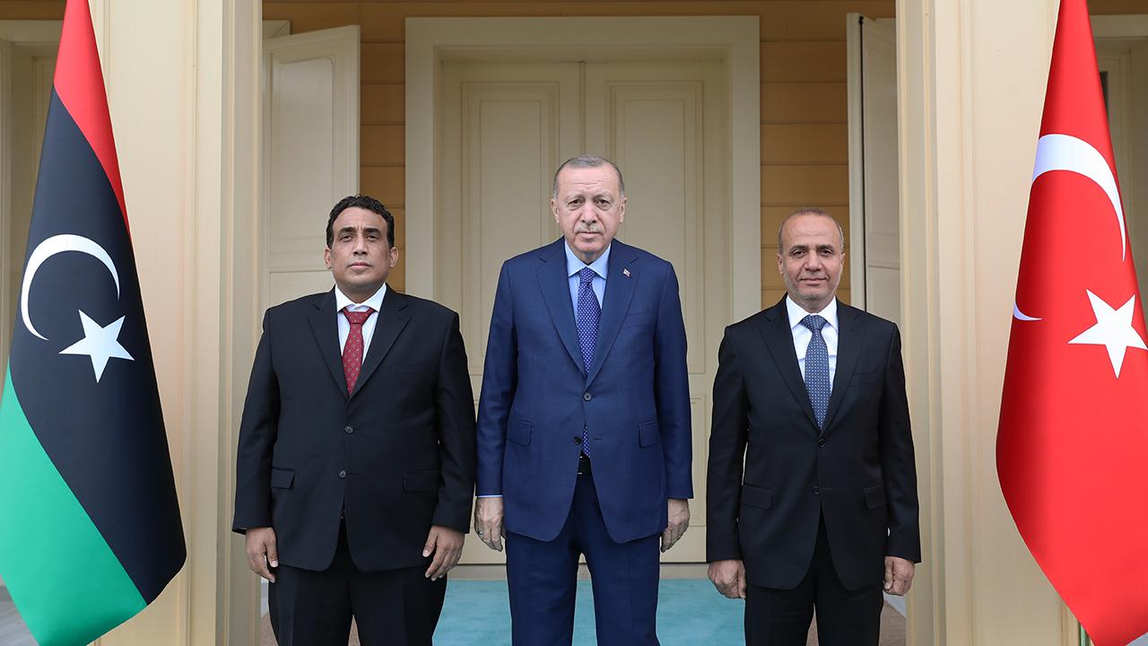 Συνάντηση Ερντογάν με τον Πρόεδρο του Προεδρικού Συμβουλίου της Λιβύης