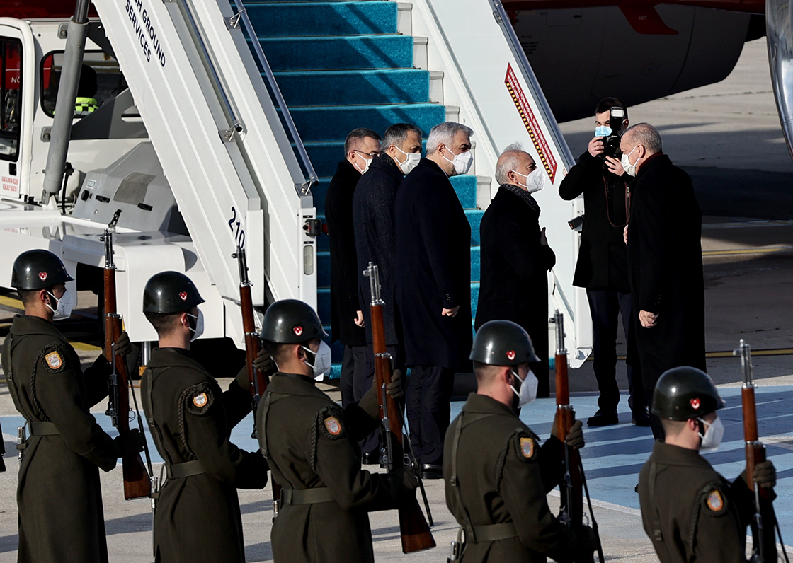 ترکی: صدر رجب طیب ایردوان دورہ البانیہ کے لئے روانہ ہو گئے