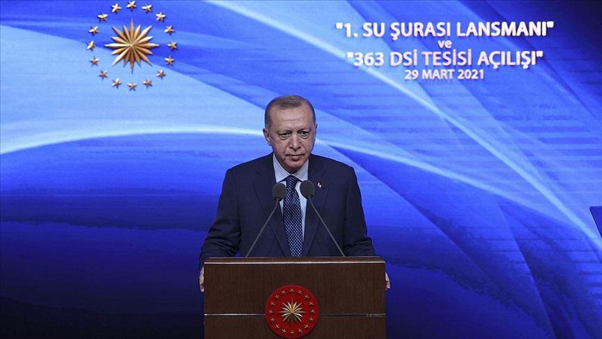 Эрдоган:«Суу-экономикалык өнүгүү жана өсүү үчүн дагы алмаштырылгыс элемент»