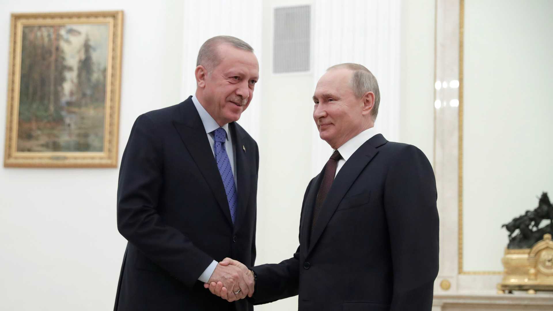 Ердоган разговаря с Путин...