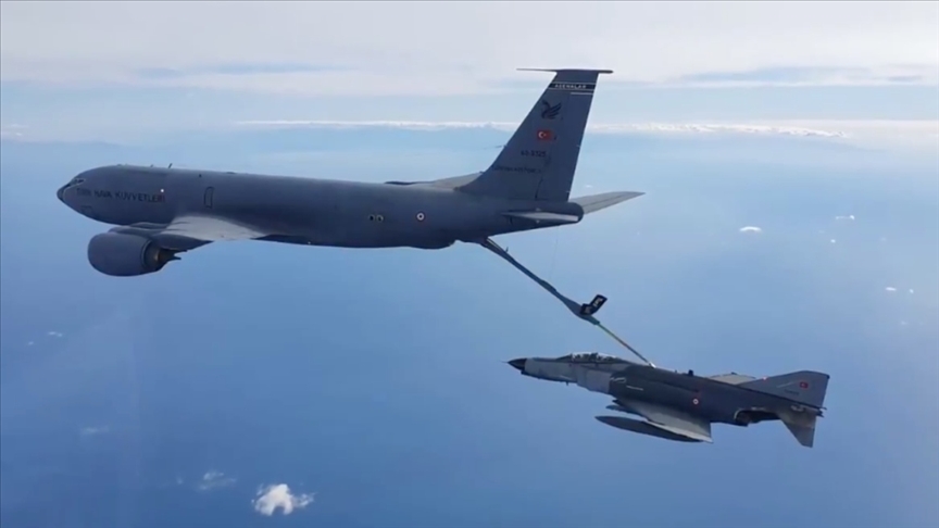 国防部：战机和加油机在东地中海执行训练任务