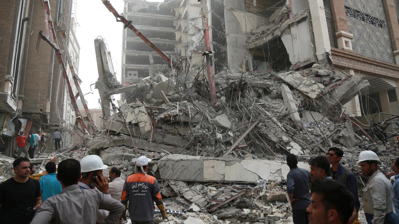 伊朗10 层高楼倒塌死亡人数增至14 人