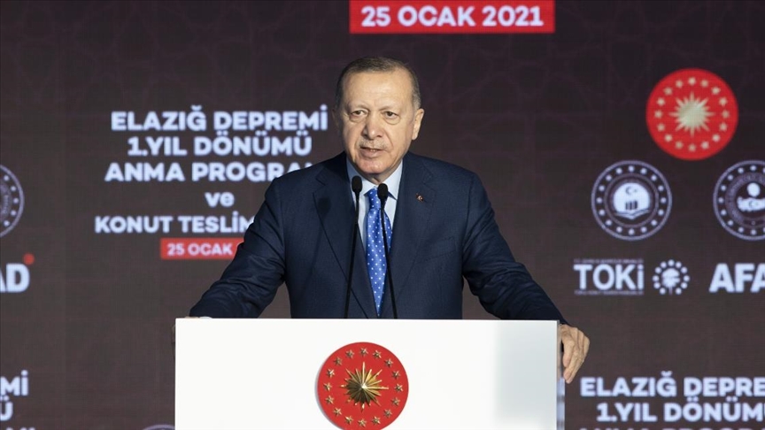 Erdogan: "Döwlet raýatlaryň bagtyýarlygy bilen bagtyýar bolar" diýdi