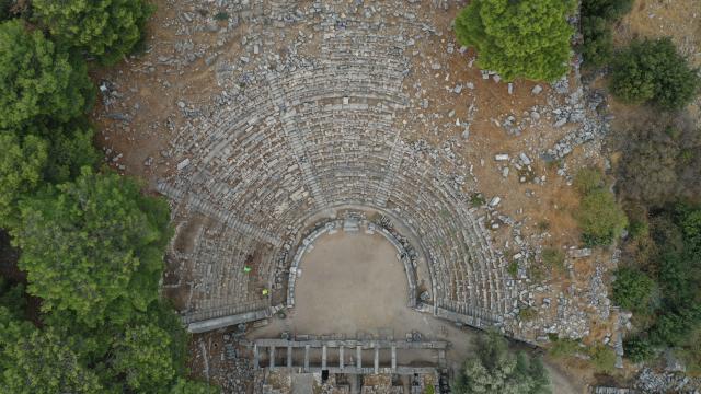 Descubierta la primera iglesia de la antigua ciudad de Priene en el oeste de Turquía