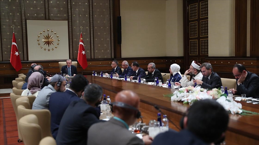 Эрдоган америкалык жана канадалык мусулман пикир лидерлерин кабыл алды