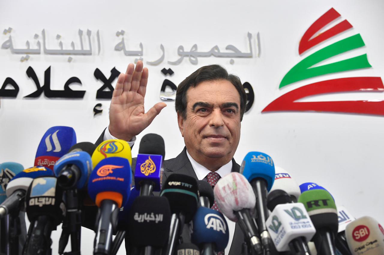 جورج قرداحی وزیر اطلاع‌رسانی لبنان استعفا داد
