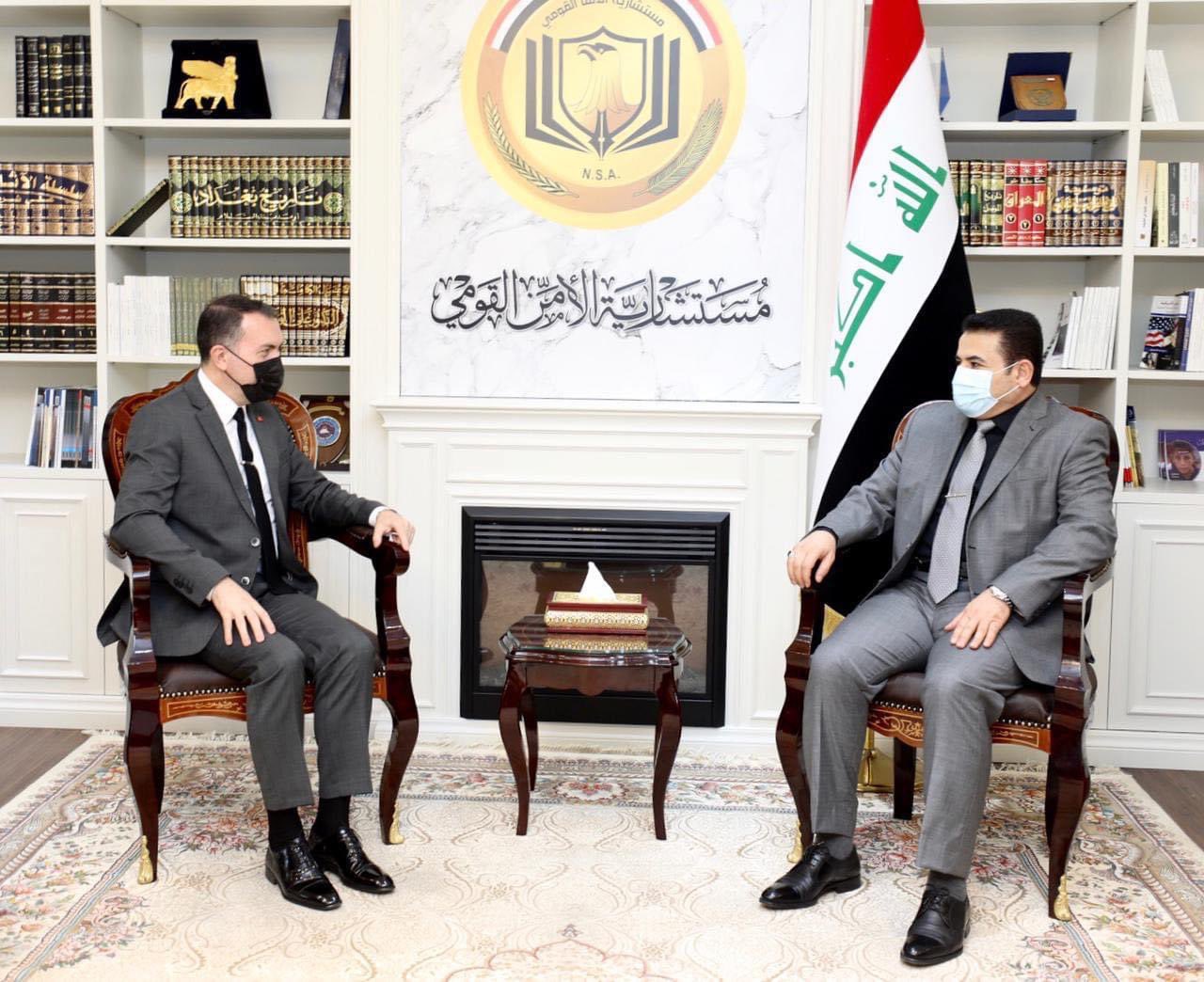 Συνάντηση του πρέσβη της Τουρκία στο Ιράκ με τον υφυπουργό Εθνικής Ασφαλείας του Ιράκ