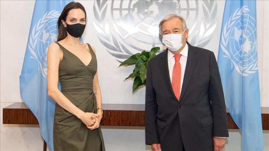 Guterres s-a întâlnit cu Jolie